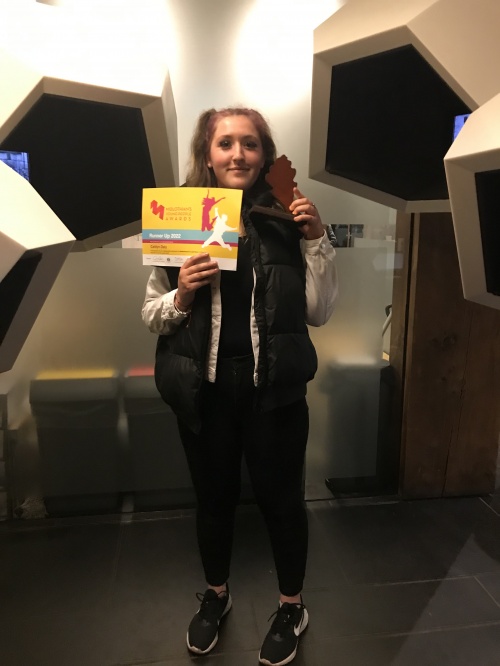 Celebrating success as Midlothian House Project member wins Midlothian young persons award